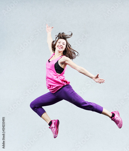 aerobics jumping fitness exercises