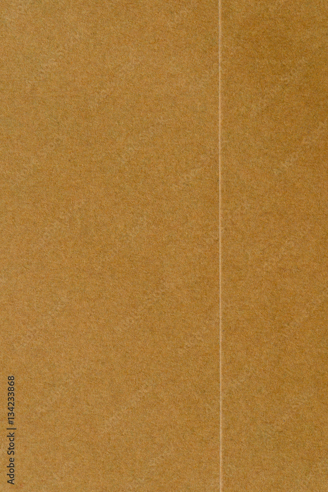 Fototapeta premium Vertical brown paper textured and background two layer, Craft paper background