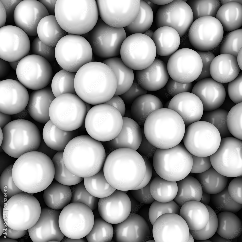 Abstract background of white globe balls Abstract background of white globe balls