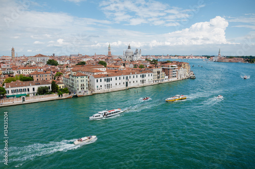 Fototapeta Naklejka Na Ścianę i Meble -  Scenic view of Venice cityscape, Venice, Italy.