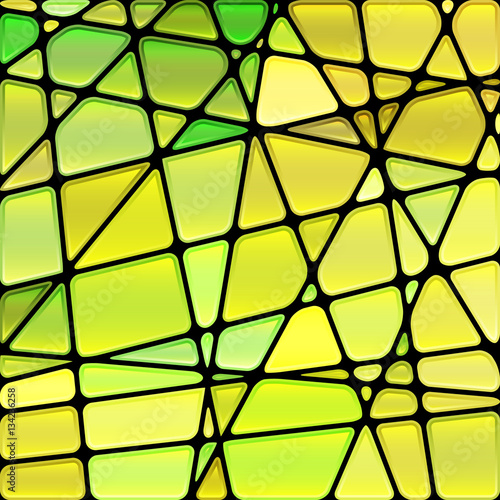 Fototapeta Naklejka Na Ścianę i Meble -  abstract vector stained-glass mosaic background