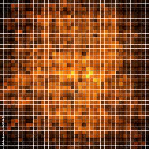 abstract vector square pixel mosaic background