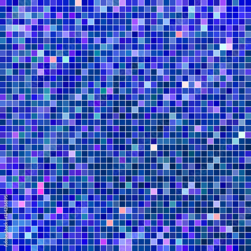 abstract vector square pixel mosaic background