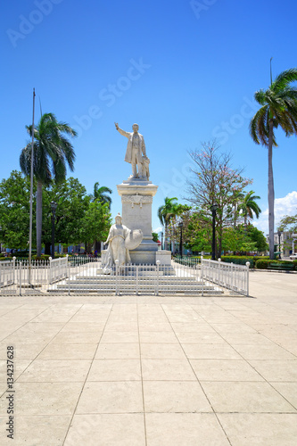 Jose Marti Statue im Parque José Marti, Cienfuegos, Kuba 