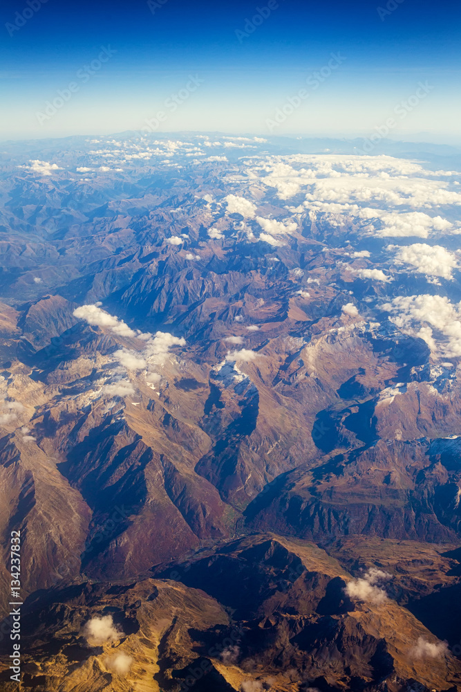 alps from above
