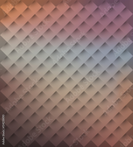 Geometrical abstract background Vector. Diamond shapes Modern texture. Stylis...