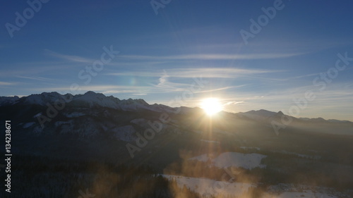 Winter in the mountains