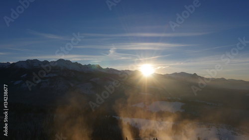 Winter in the mountains