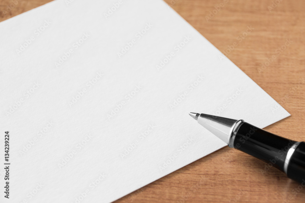 Background - paper and pen Background - paper and pen