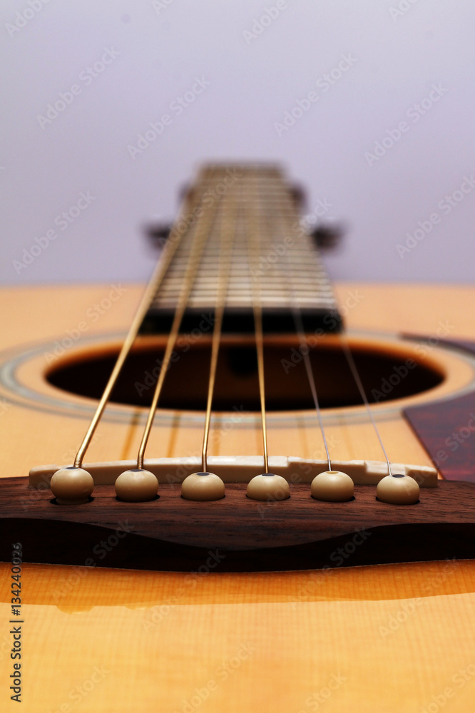 Fototapeta premium part of acoustic guitar body