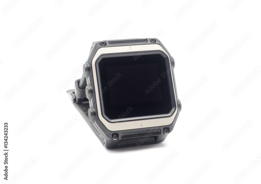 Smart watch isolated on white background