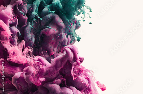 Abstract colorful paint splash