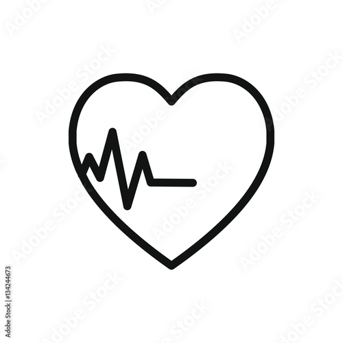 heartbeat icon illustration