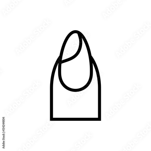 nail icon illustration