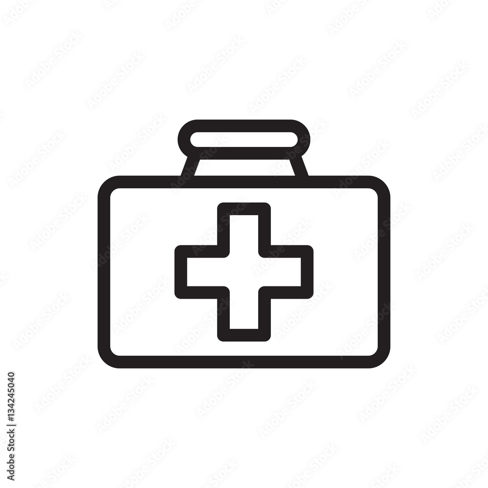 first aid kit icon illustration first aid kit icon illustration