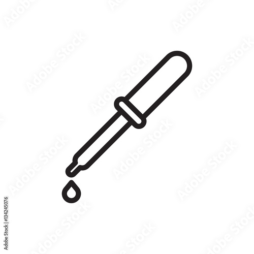 pipette icon illustration