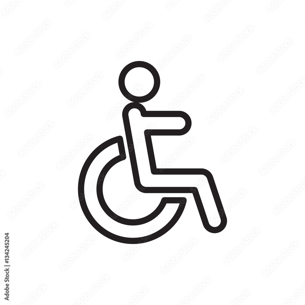 disabled icon illustration disabled icon illustration