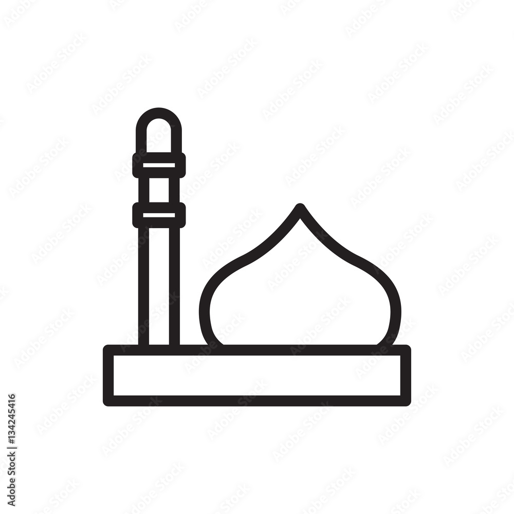 mosque icon illustration mosque icon illustration