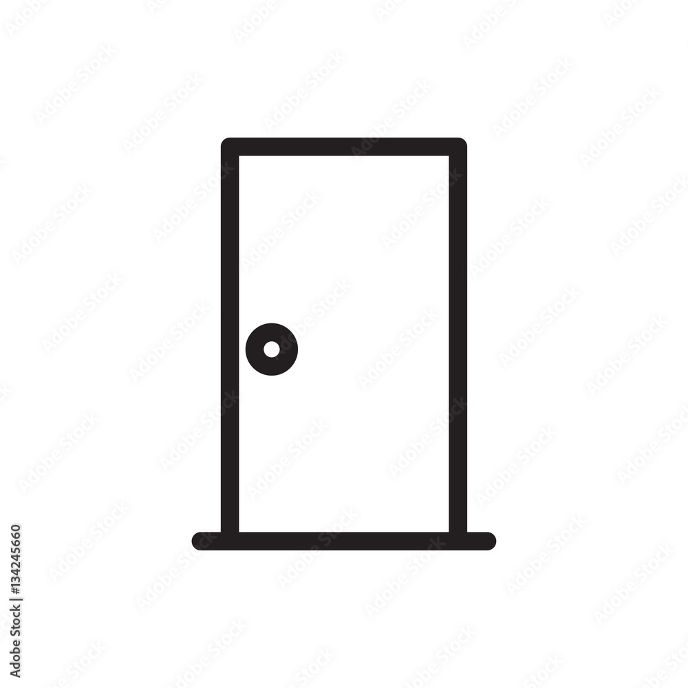 door icon illustration door icon illustration