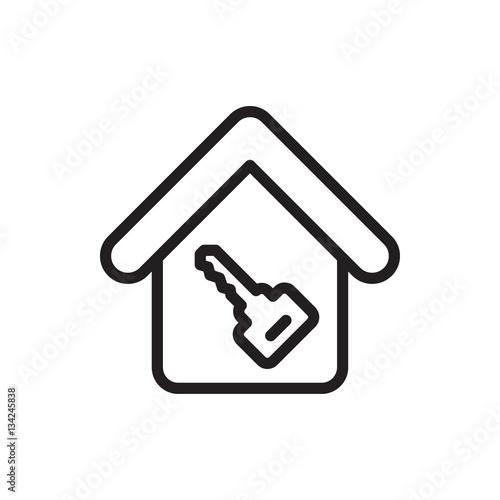home key icon illustration