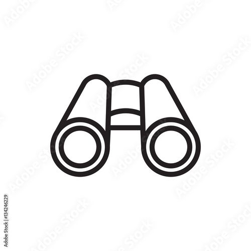 binoculars icon illustration