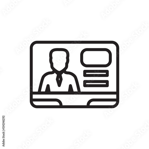 TV speaker icon illustration