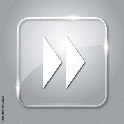 Free Download Fast forward sign icon - GFXLoad