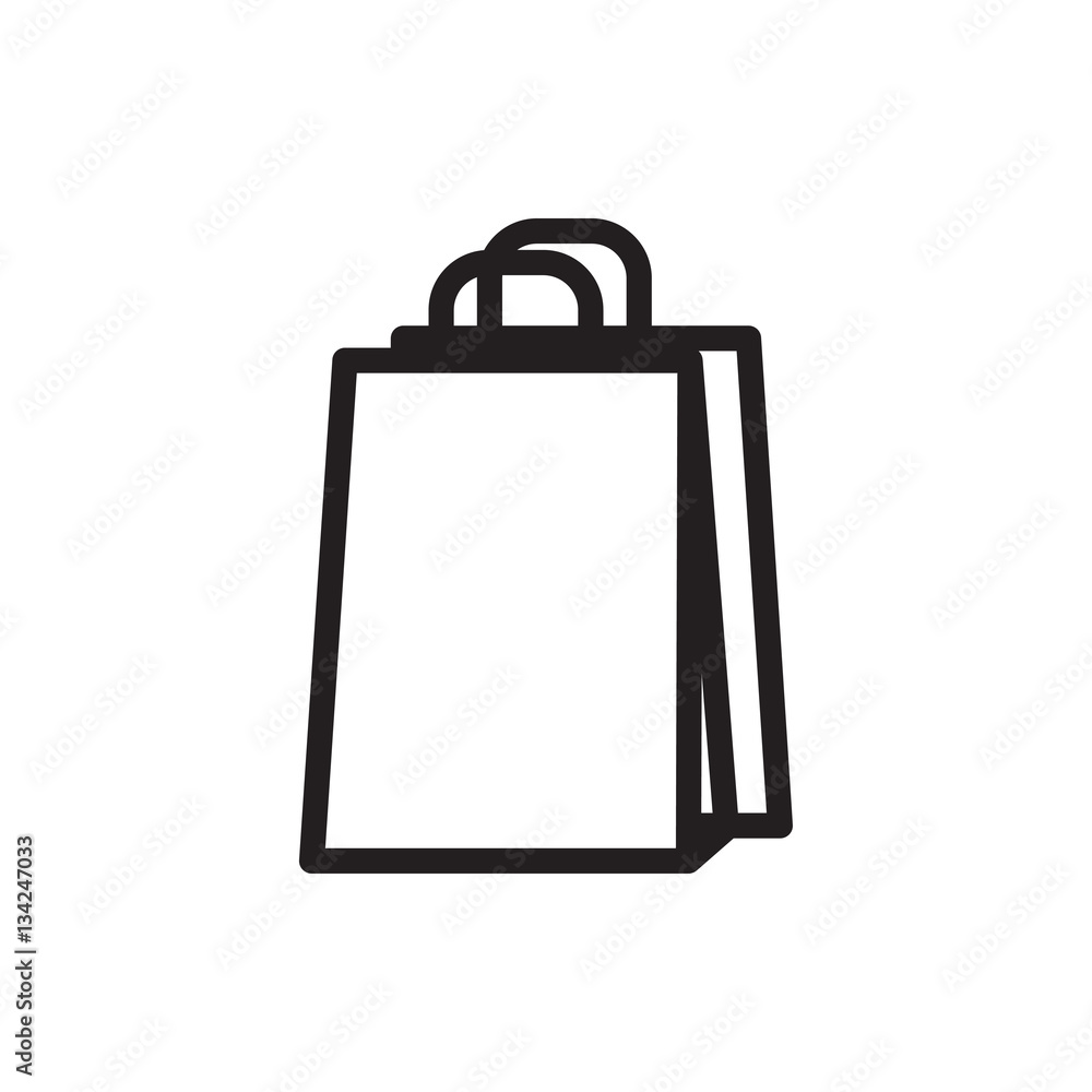 shopping bag icon illustration shopping bag icon illustration