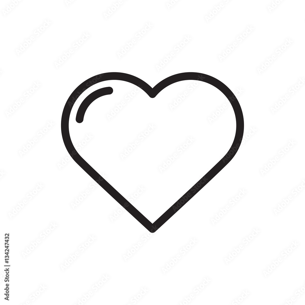 heart icon illustration heart icon illustration