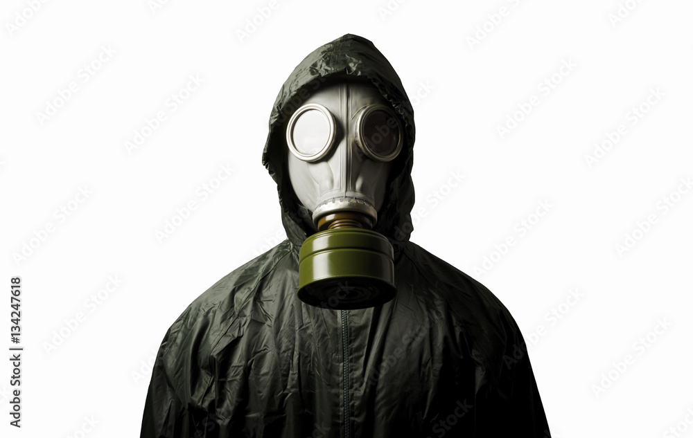 Gas mask on white Gas mask on white