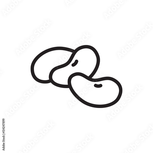 bean icon illustration