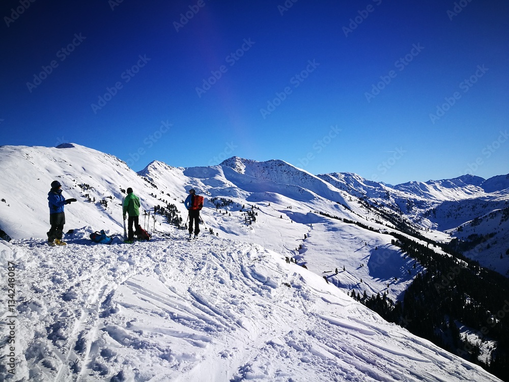 Skitouren Geher am Joelspitz Alpbach