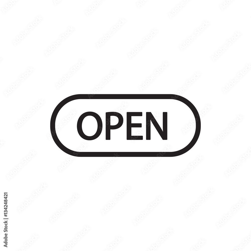 open icon illustration open icon illustration