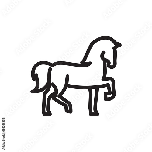 horse icon illustration