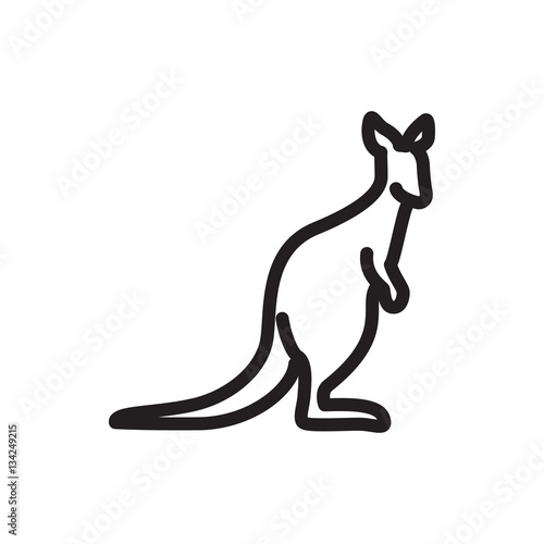 cangaroo icon illustration