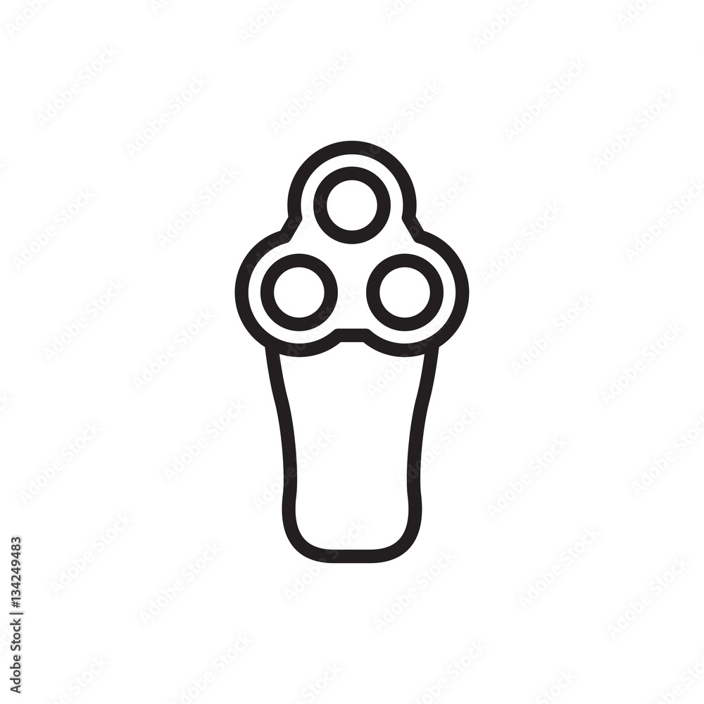 electric razor icon illustration electric razor icon illustration
