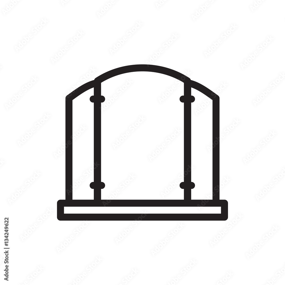 gate icon illustration gate icon illustration