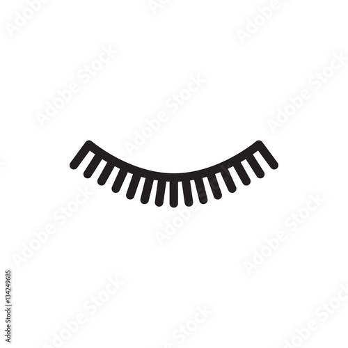 eyelash icon illustration