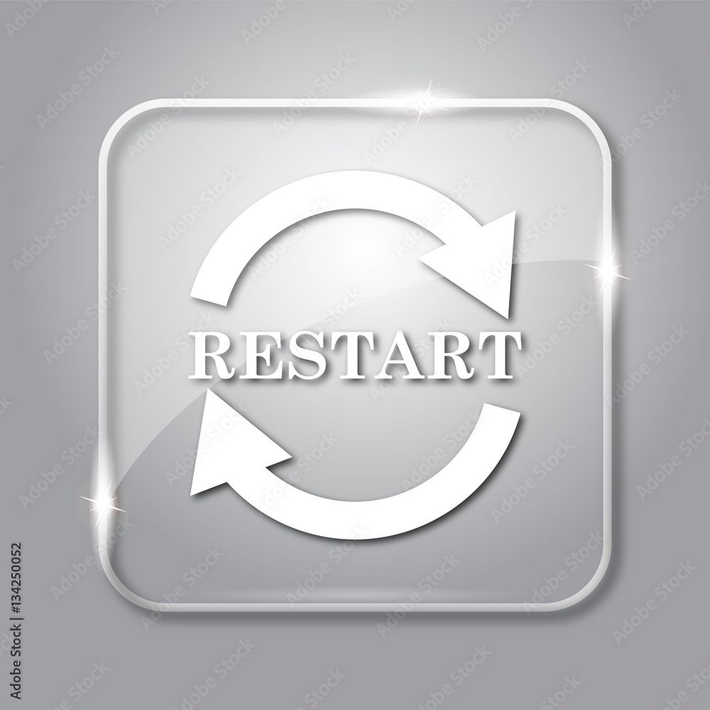 Fototapeta premium Restart icon
