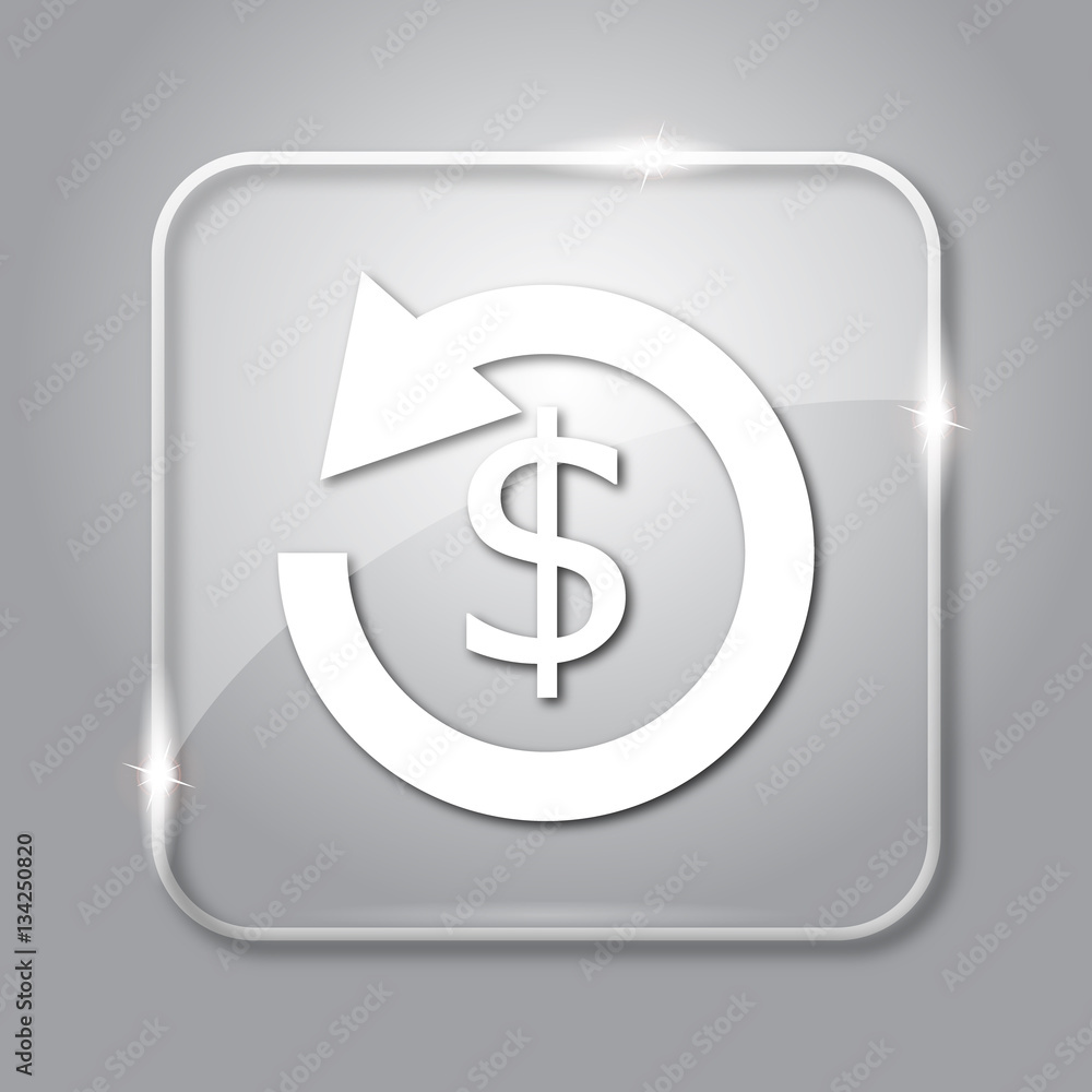 Fototapeta premium Refund icon.