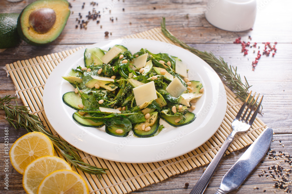 vegan avocado salad with parmesan vegan avocado salad with parmesan