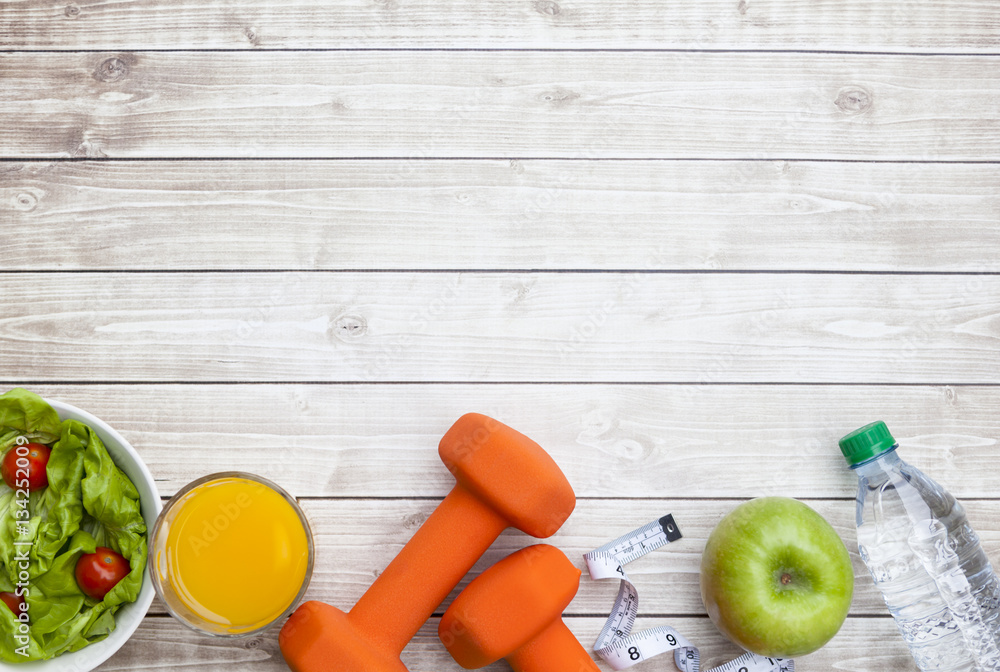 Healthy Diet Fitness Background Stock Photo | Adobe Stock