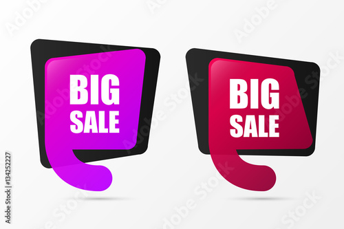 Big Sale. Banner templates. Vector