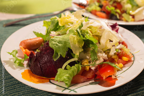 Fresh salad / healthy lifestyle concept.