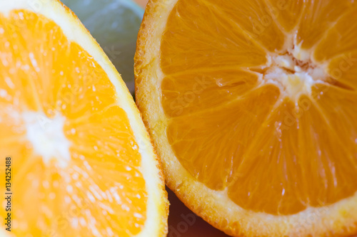 Принти на полотні Chopped fruity orange.