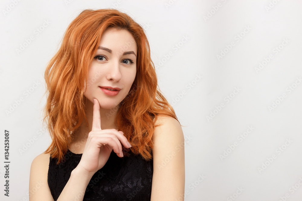 Beautiful Girl with Healthy Long Straight Hair
