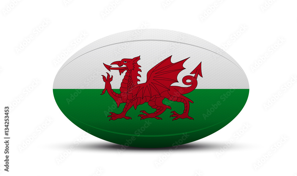 Ballon de Rugby - Pays de Galles Ballon de Rugby - Pays de Galles