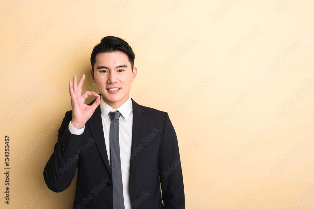 man give you a gesture of okay man give you a gesture of okay