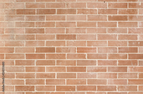 Pale Red Brick Wall