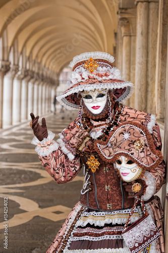 Amazing carnival masks in Venice, Italy